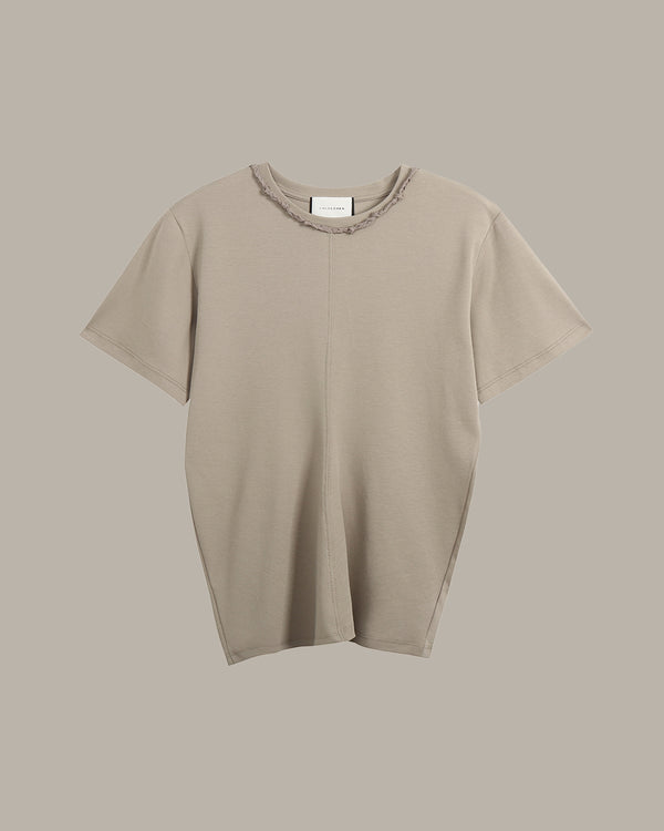 Detailed Neckline Relaxed Fit T-Shirt