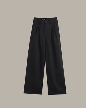 Stitch Detail Wide Leg Pants