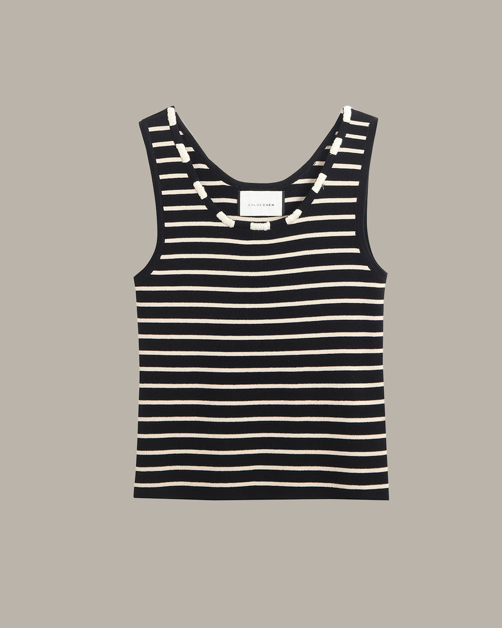 Stripe Sleeveless Top