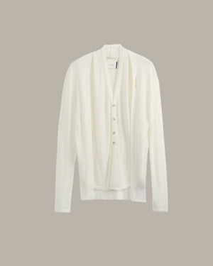 Faux Two-Piece Cardigan