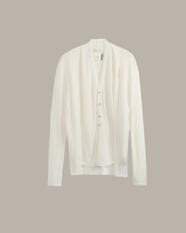 Faux Two-Piece Cardigan