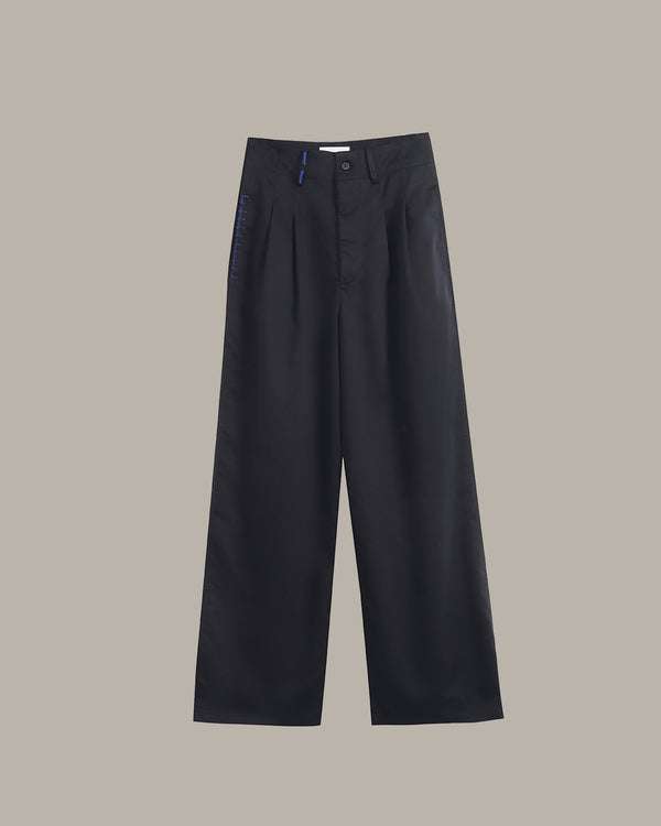 Stitch Detail Wide Leg Pants
