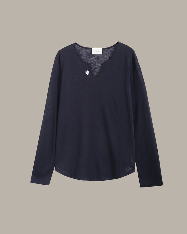 V Neck Long Sleeve Top