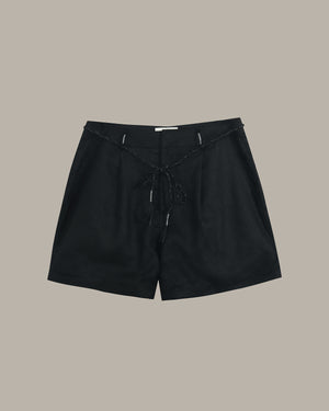 Braided Drawstrings Shorts