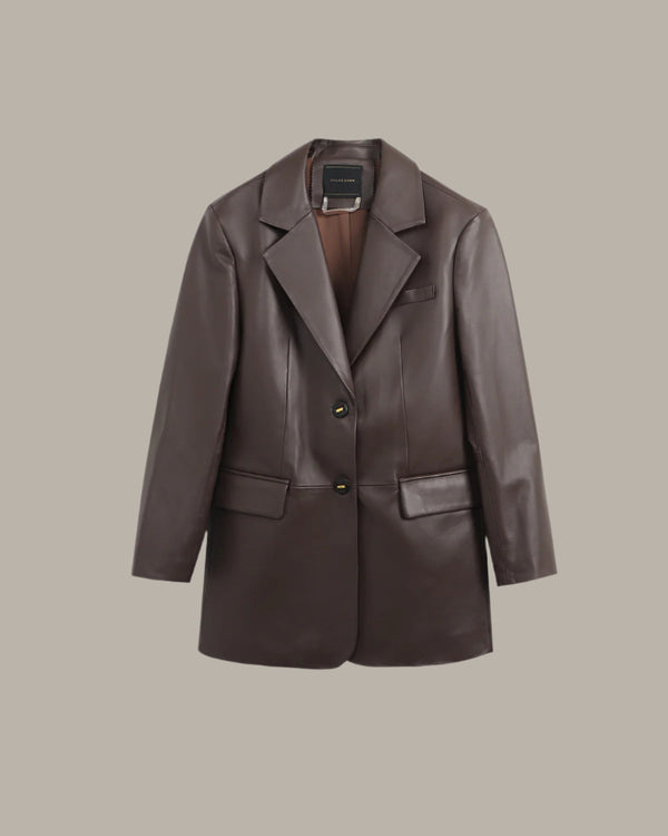 Leather Blazer