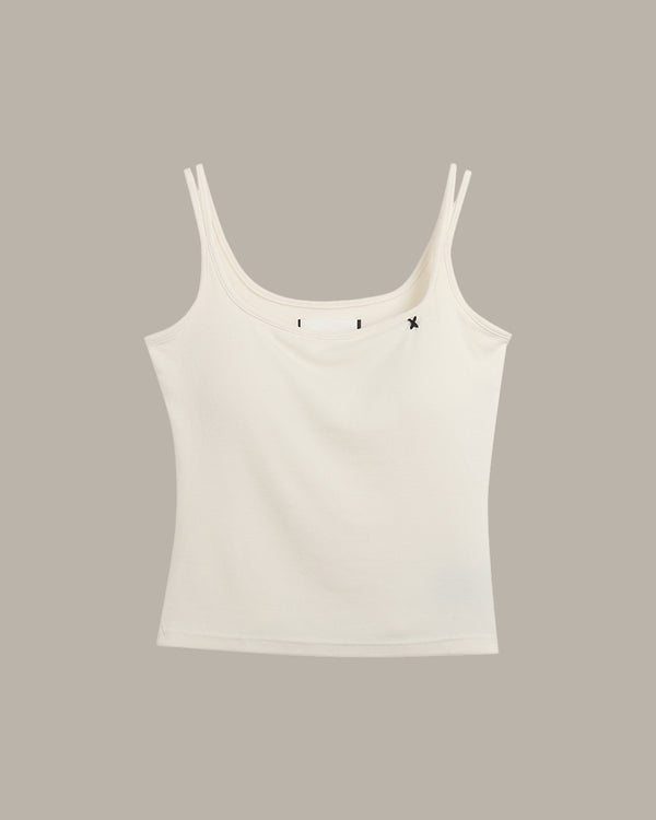Two-Tone Straps Tank Top