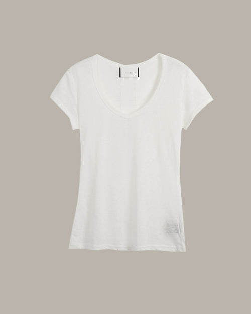 Back Detail V-Neck Tee
