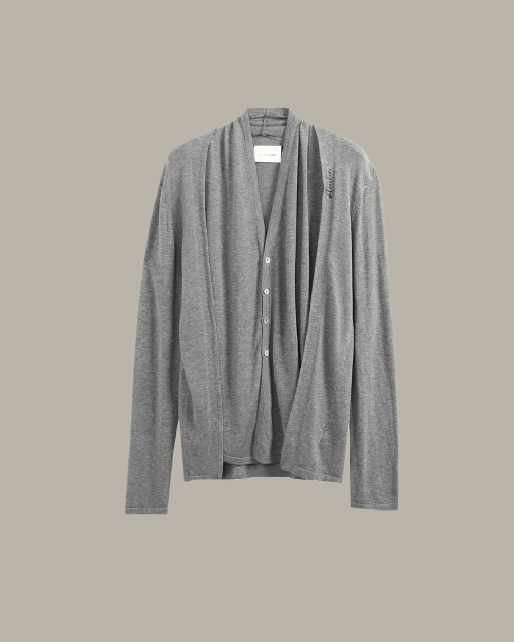 Faux Two-Piece Cardigan