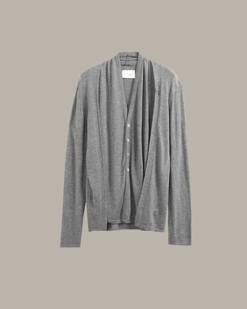 Faux Two-Piece Cardigan