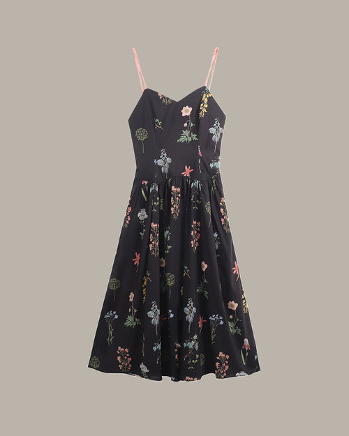 Floral Charm Strap Sundress