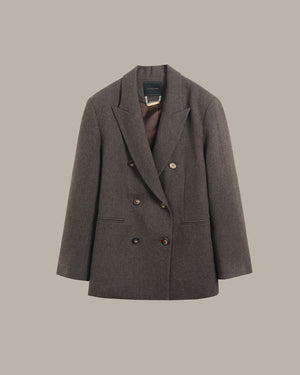 Double-Breasted Wool Blazer