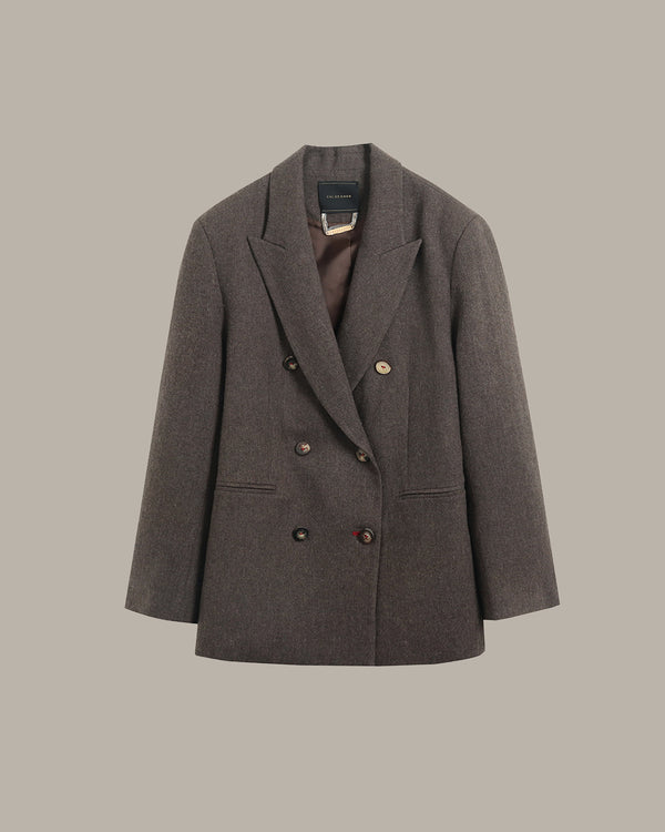 Double-Breasted Wool Blazer