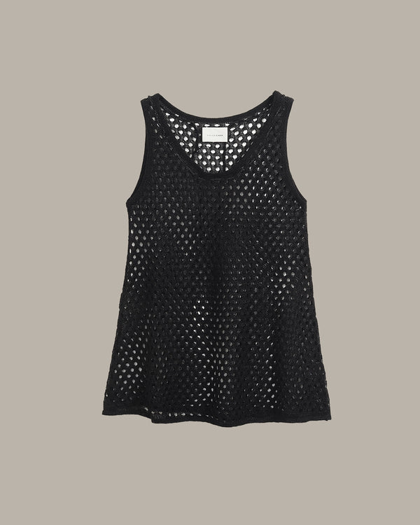 Hollow-Out Knit Top