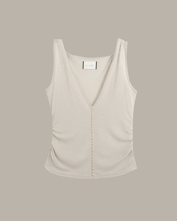 Twist Strap V-Neck Tank Top