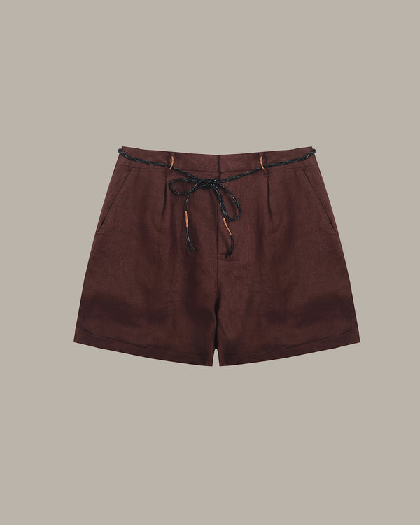 Braided Drawstrings Shorts
