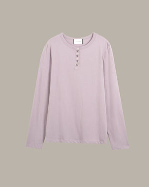 Cross-Stitched Placket Top