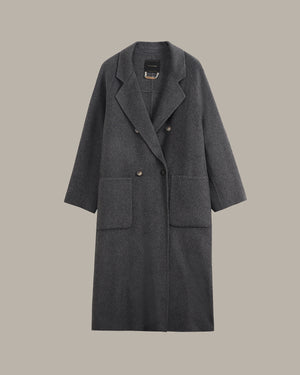 Lapel Collar Long Coat