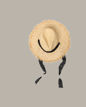 Ribbon Straw Hat