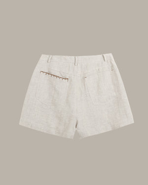 Stitch Details Linen Short