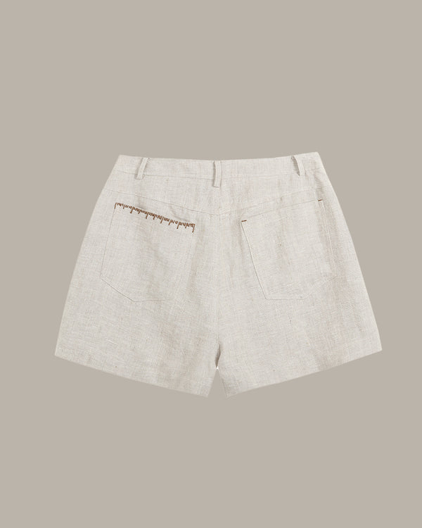 Stitch Details Linen Short
