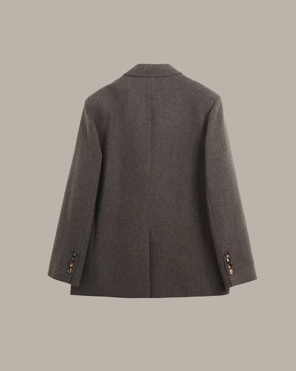 Double-Breasted Wool Blazer