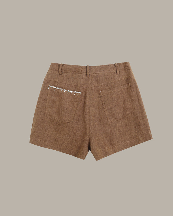 Stitch Details Linen Short