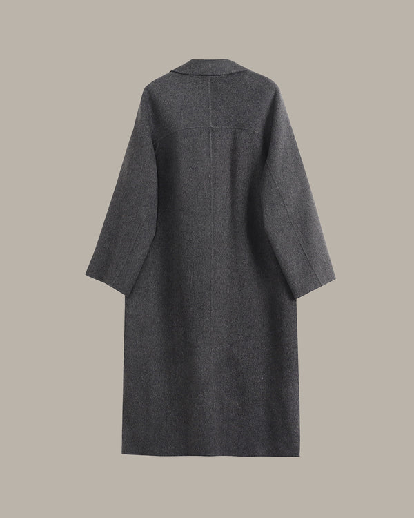 Lapel Collar Long Coat