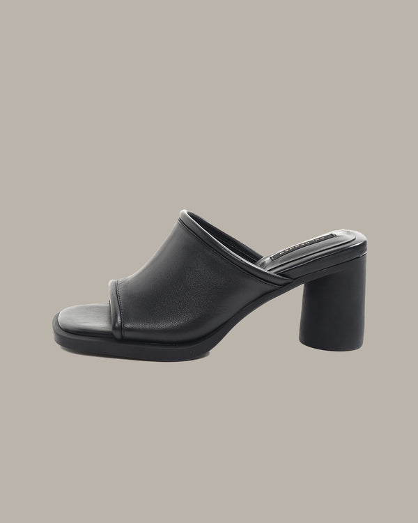 Victoria Leather Heel Sandals