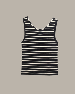 Stripe Sleeveless Top