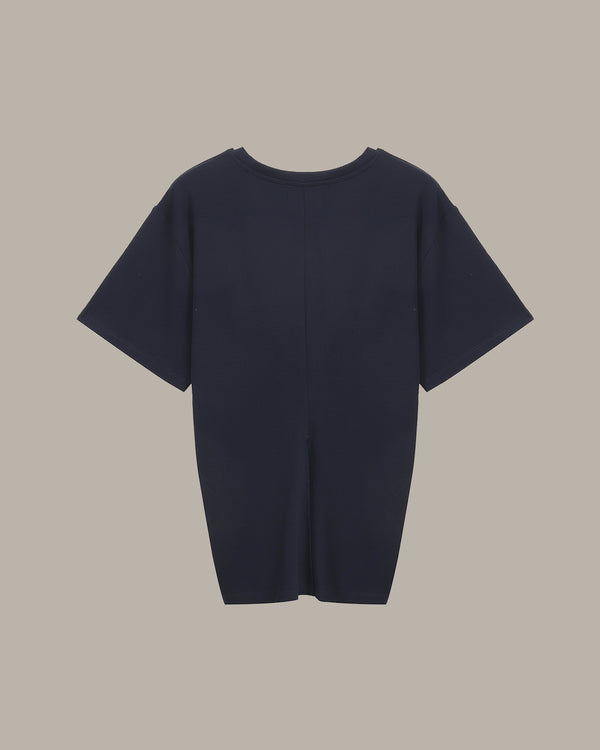 Detailed Neckline Relaxed Fit T-Shirt