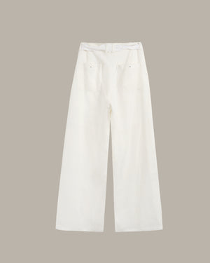 Drawstring Waist Long Pants