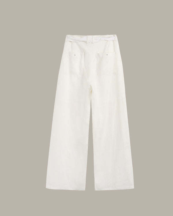 Drawstring Waist Long Pants