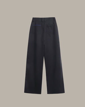 Stitch Detail Wide Leg Pants