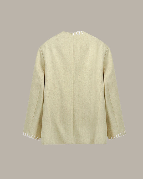 Stitch Detailed Jacket