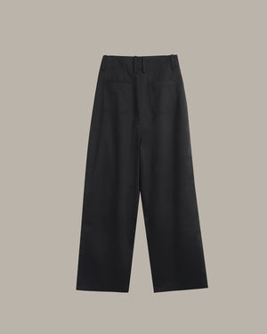 Stitch Detail Wide Leg Pants