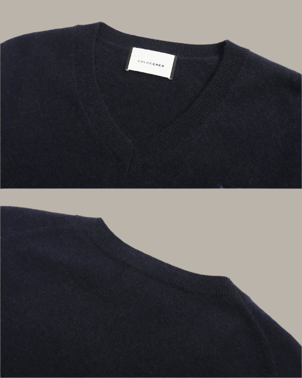 Cashmere V-Neck Jumper