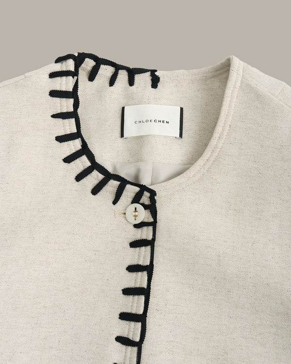 Stitch Detailed Jacket