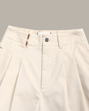 Stitch Detail Wide Leg Pants