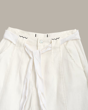 Drawstring Waist Long Pants