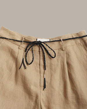 Braided Drawstrings Shorts