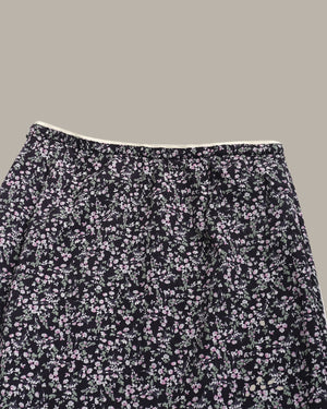 Floral Print Midi Skirt