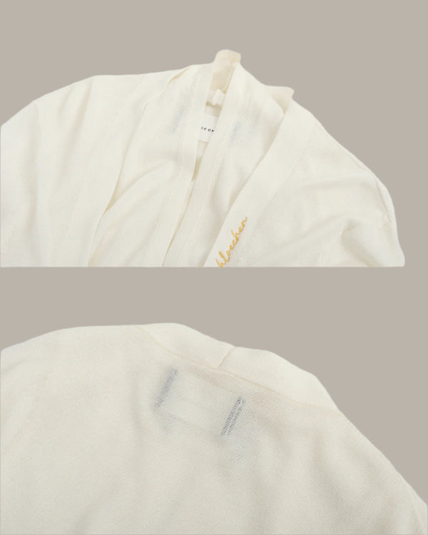 Faux Two-Piece Cardigan