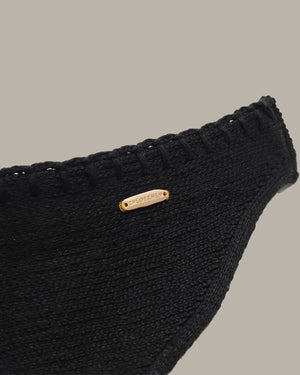 Decorative Stitches Straw Visor Cap