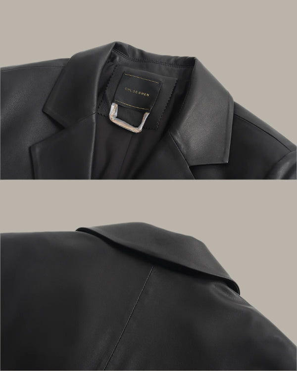 Leather Blazer