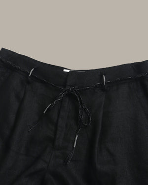 Braided Drawstrings Shorts