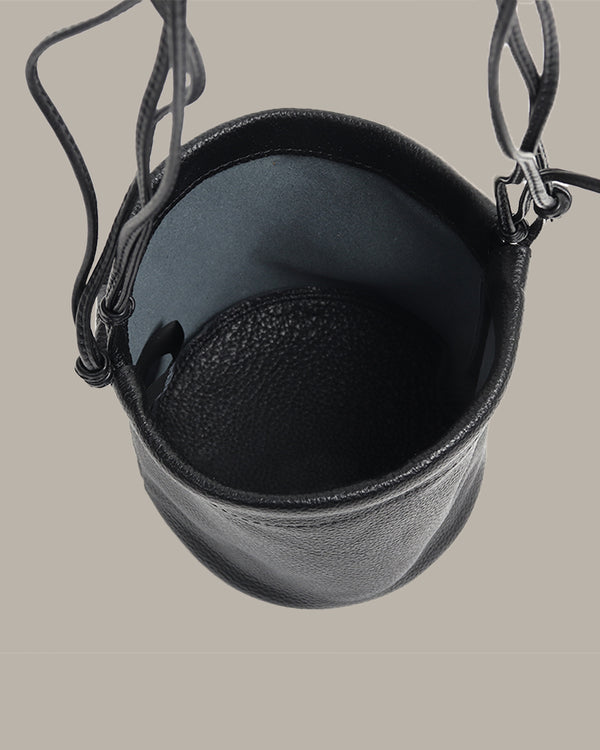 Leather Bucket Bag