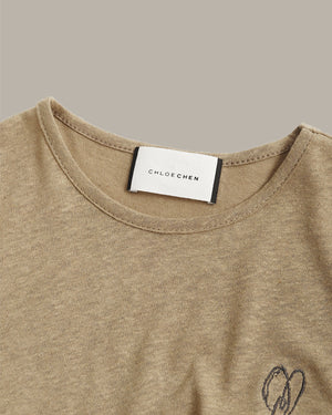 Heart Embroidery T-Shirt