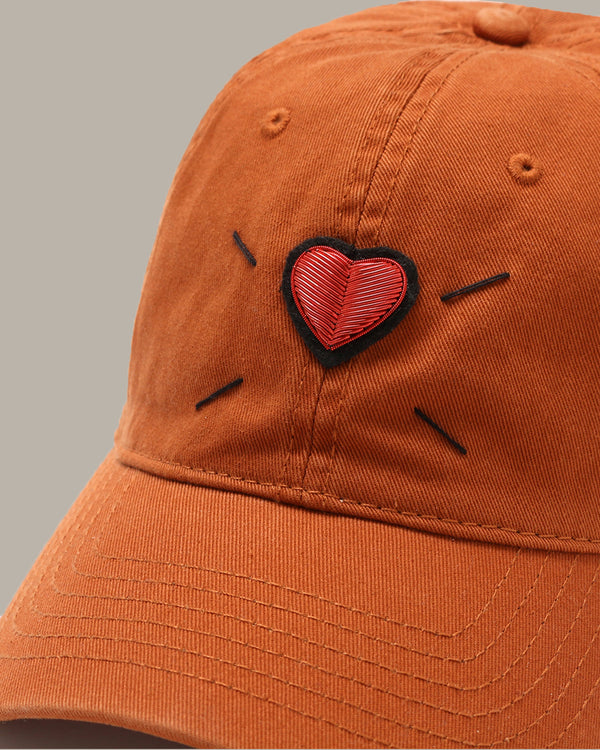Heart Embroidered Cap