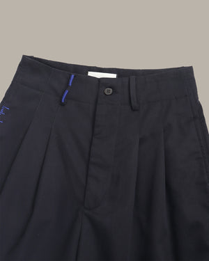 Stitch Detail Wide Leg Pants