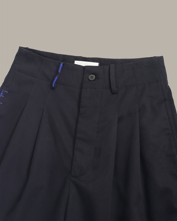 Stitch Detail Wide Leg Pants